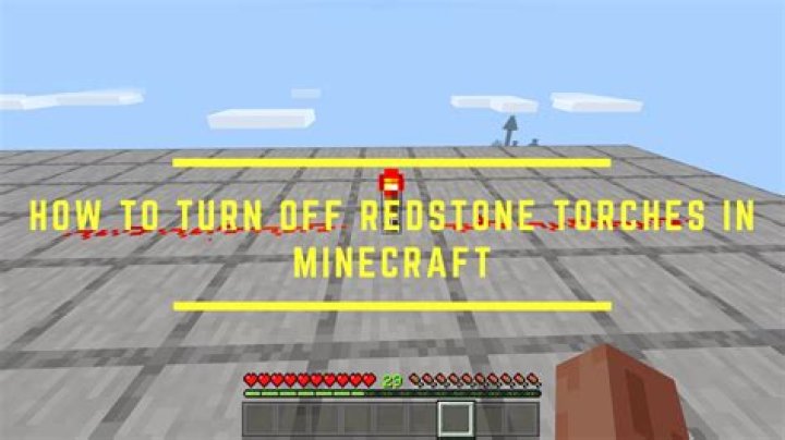 Redstone torch off