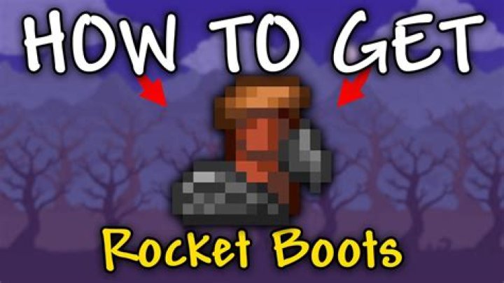 These awesome rocket boots allow you to jump in mid-air, so that you're basically flying! Rocket boots