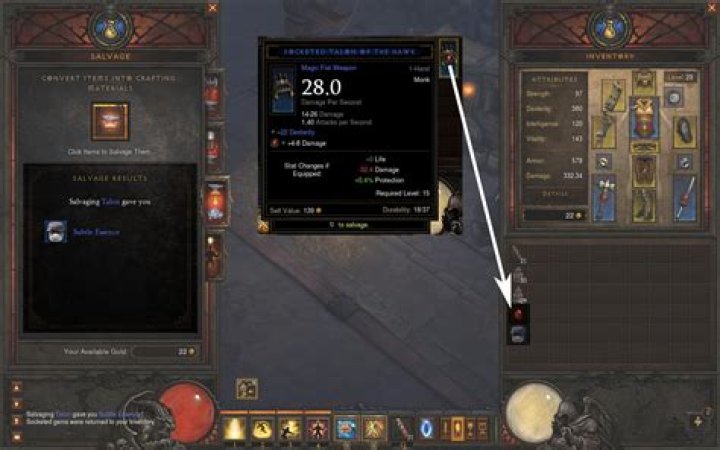 salvaging talon
