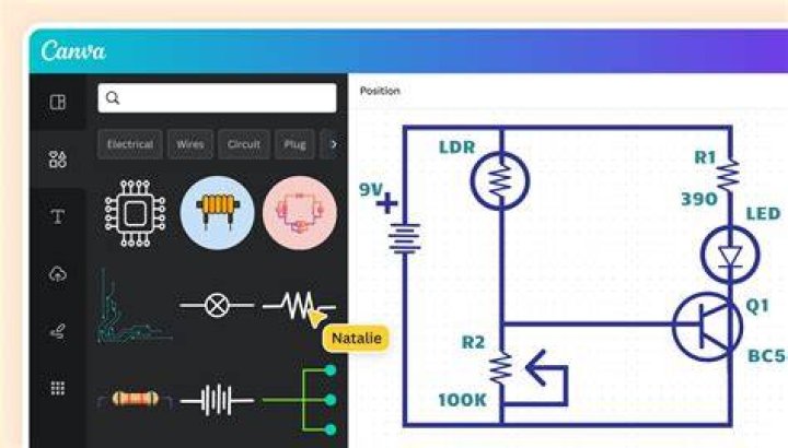 screenshot of circuit