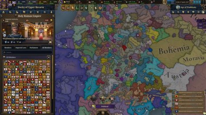Screenshot of Europa Universalis