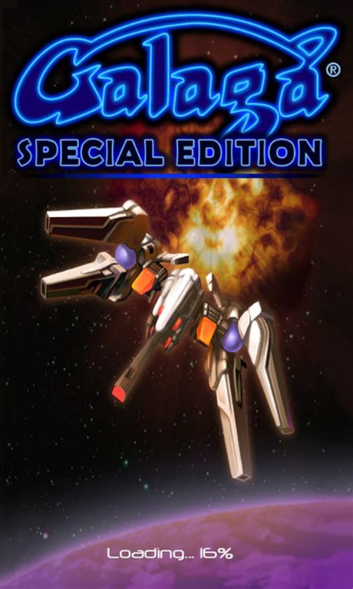 Screenshot of Galaga