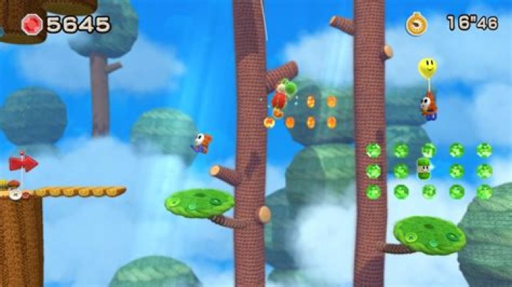 Screenshot of Yoshi's Valley with last Game Screen visible