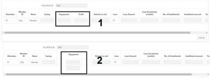 Screenshot sowing statistics
