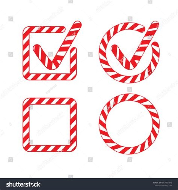 Screenshot with checkmark candy