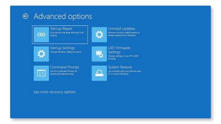 Select Repair to start repairing