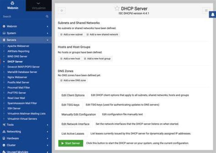 server screenshot