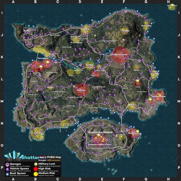ShatterNL's vehicle map