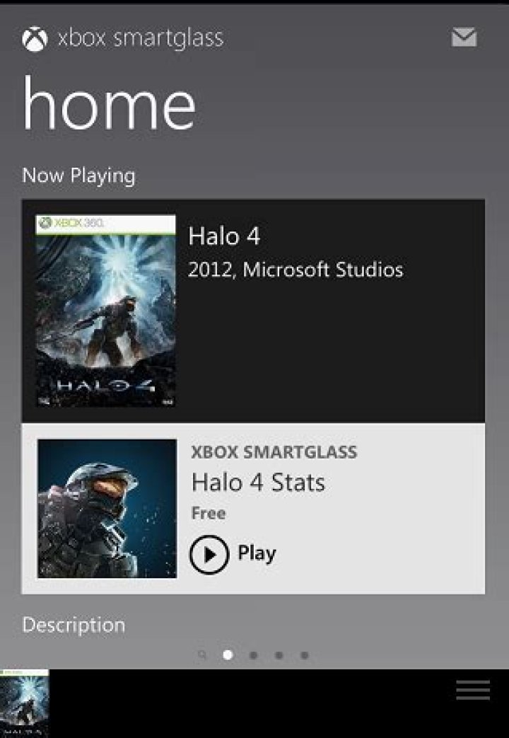 Smartglass App Home - Halo 4