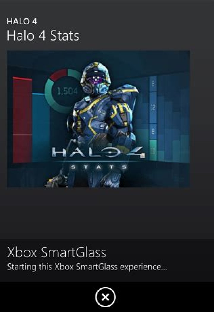 Smartglass Halo 4 Stats]