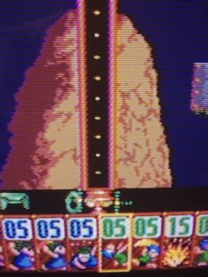Super Nintendo Lemmings 2-player Nuclear Option Detail