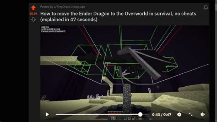 Teleporting a player from the overworld to the end