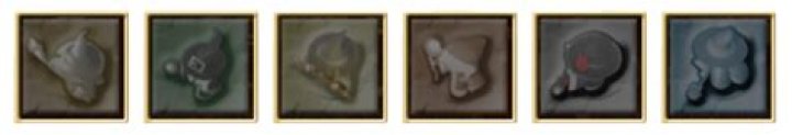The bonus wizards: Wegnus, Griselda, Vorpus, Athicus, Andra, and Wazoo