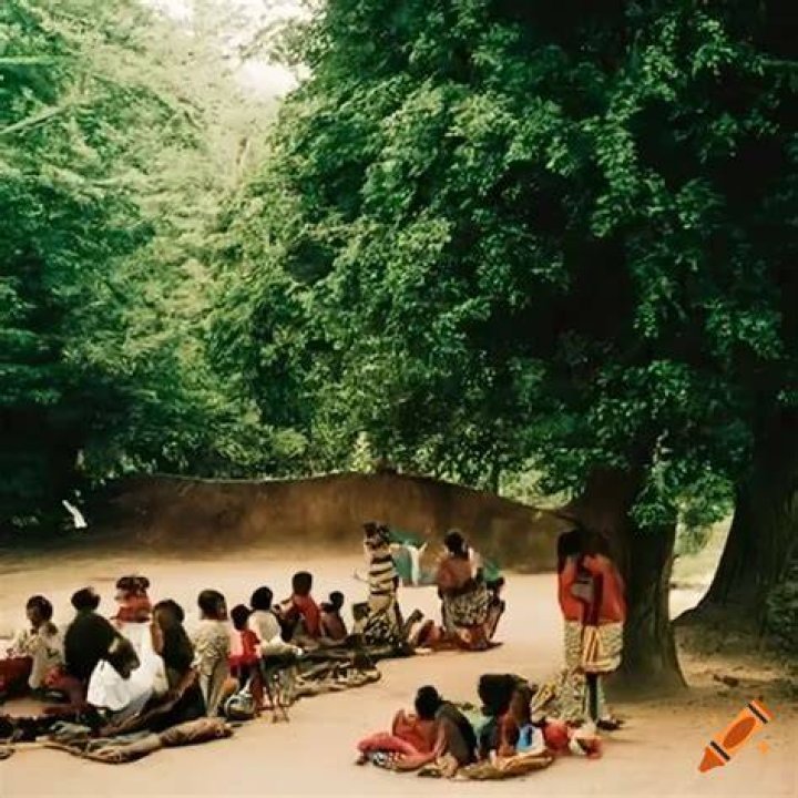The tree in the village as it originally is