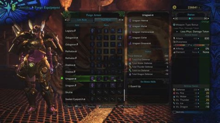 Uragaan Protection - Allows you to guard against ordinarily unblockable attacks.