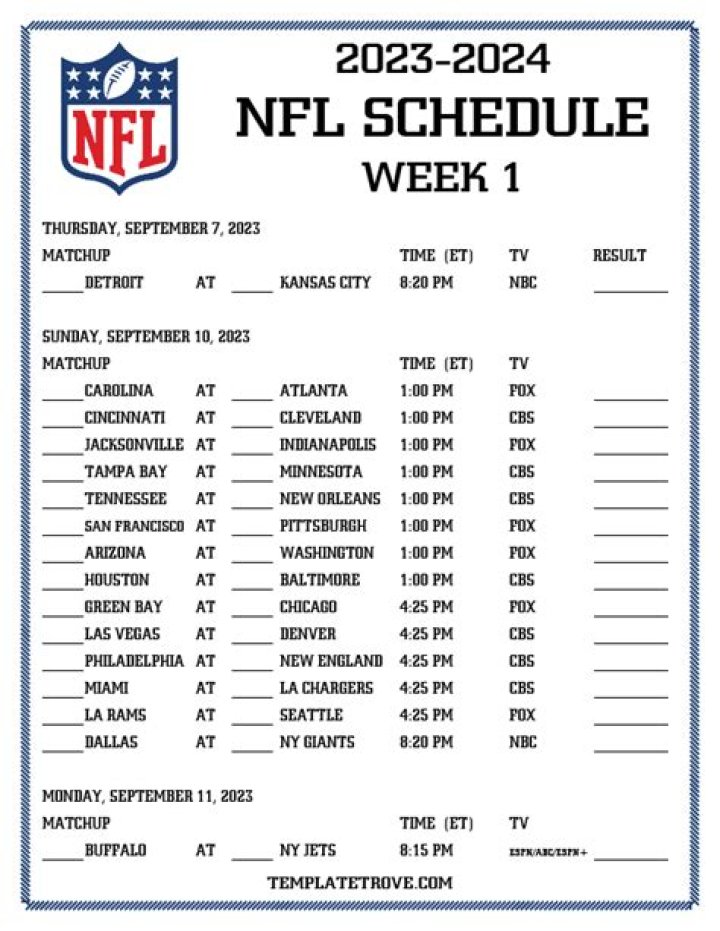 Week 1