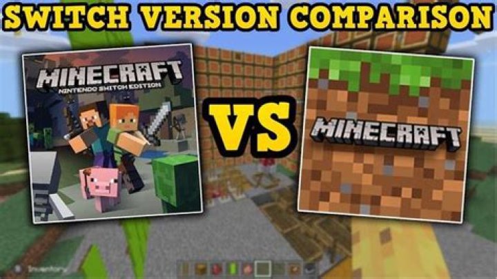 What's the difference between "Minecraft: Nintendo Switch Edition" and "Minecraft"?