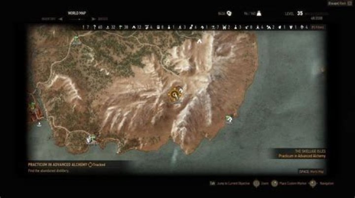 What's the Practicum in Advance Alchemy quest reward?