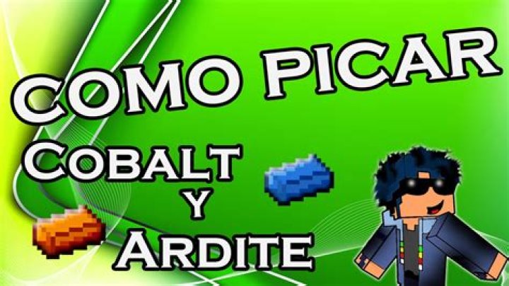 What can mine Ardite and Cobalt?