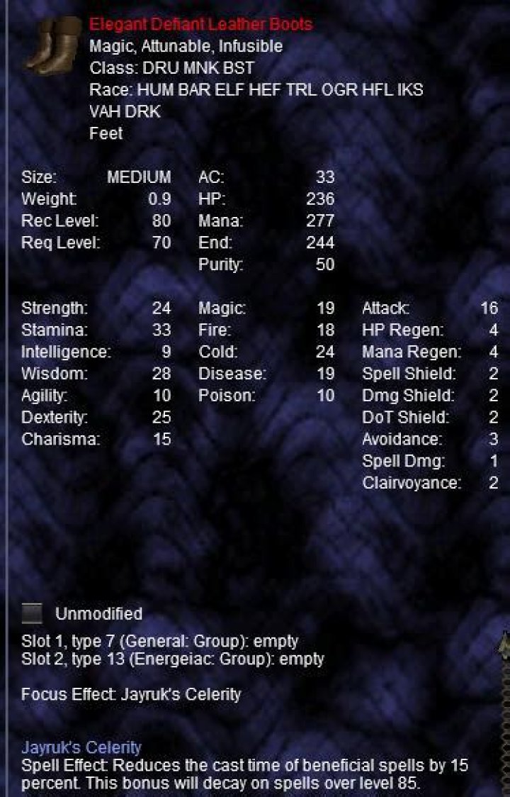 What do these gear stats mean/do?