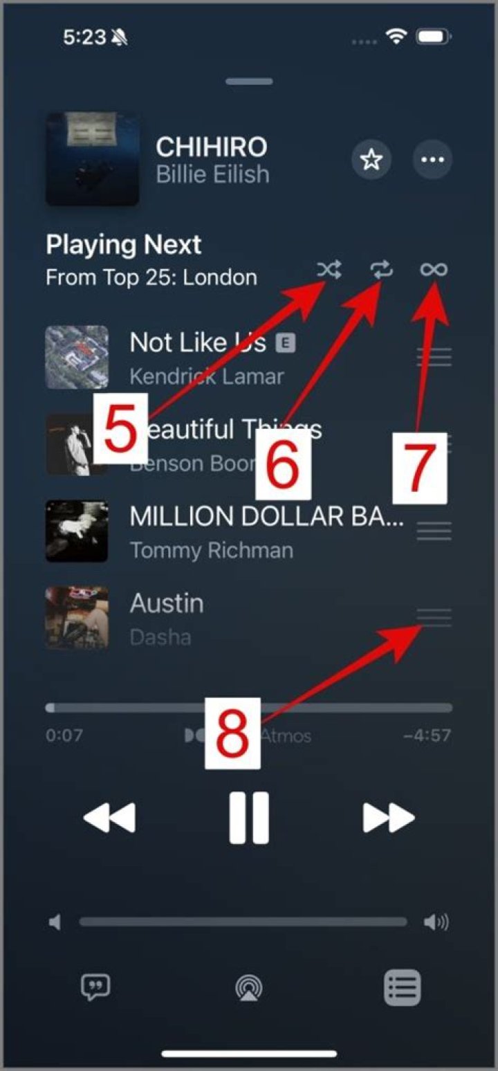 What does this icon next to the player mean?