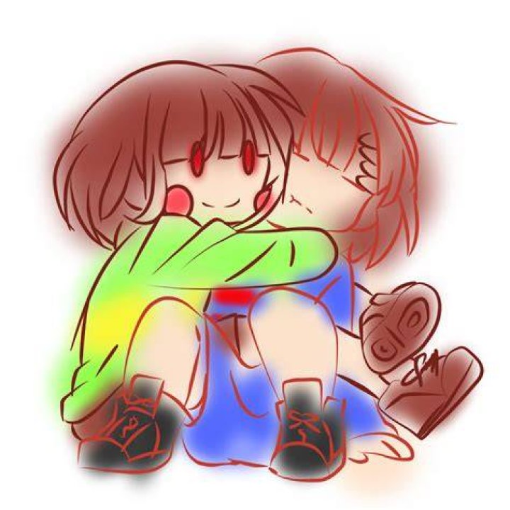 What evidence is there that Chara and Frisk are different people?