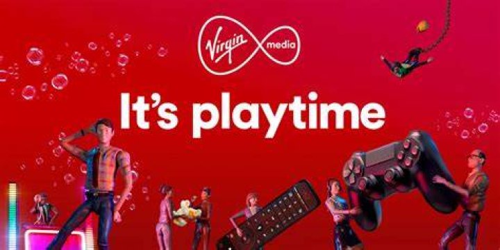 What game is played in the 2021 Virgin Media advert?