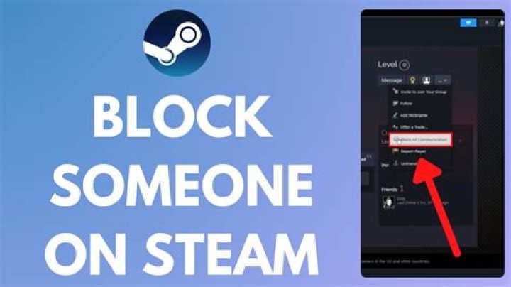 What happens when I block someone on Steam?