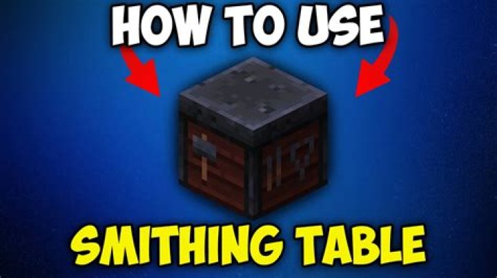 What inside the smithing table currently looks like