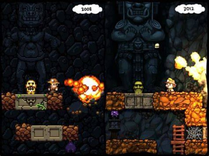 What is the difference between Spelunky and Spelunky HD?