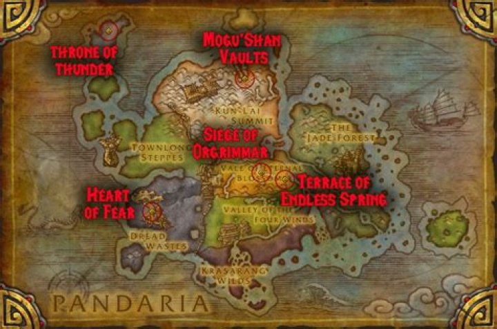 What is the first tier of raids in Mist of Pandaria?