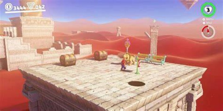 What is the giant coin slot before the boss area in the Sand Kingdom?