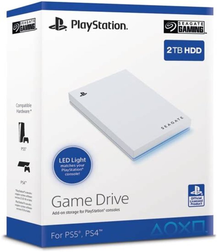 What kinds of external Hard drives are compatible with PS5?
