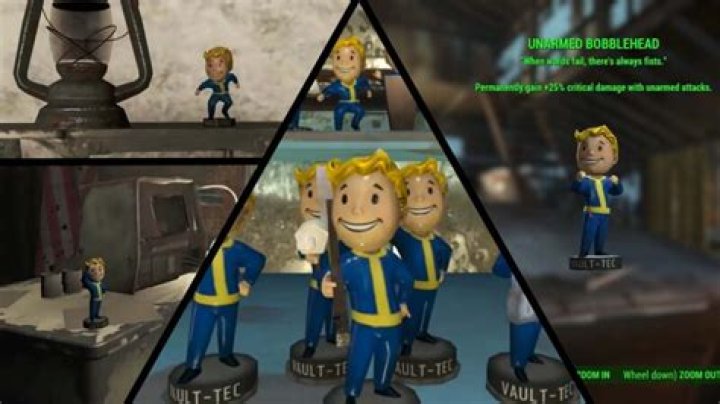 What missions do I have to play to collect all the Bobbleheads in Fallout 4?