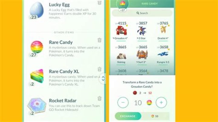 When should I use a Rare Candy?