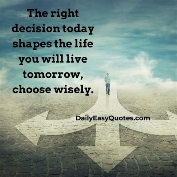 When you have choices, are you always right?
