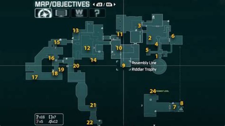 Where are the thugs who reveal the Riddler trophy locations?