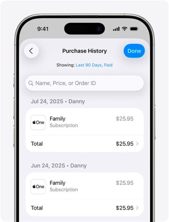Where can I see my purchase history?
