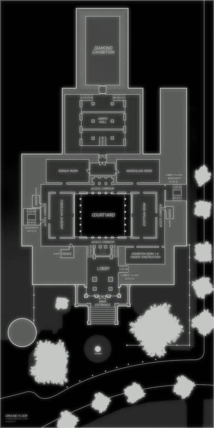 Where can the security rooms spawn on The Diamond heist?