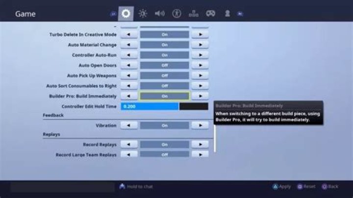Where is the Controller edit hold time setting?