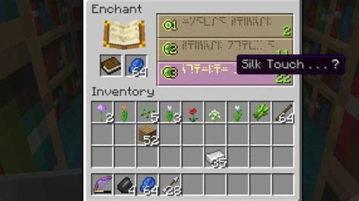 Which blocks require the Silk Touch enchantment, or benefit from it?