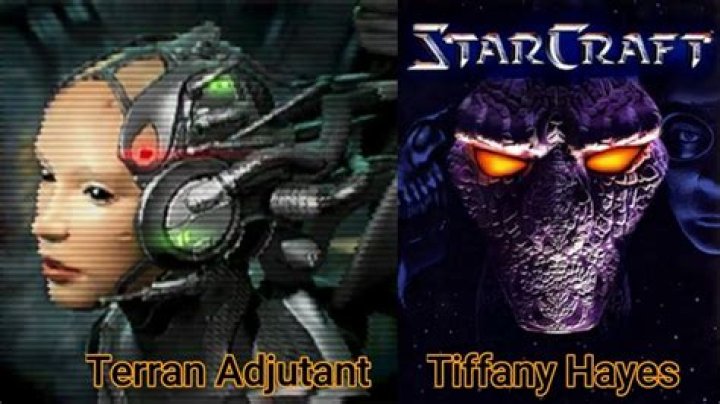 Who is the voice actress for the Terran adjutant from Starcraft II?