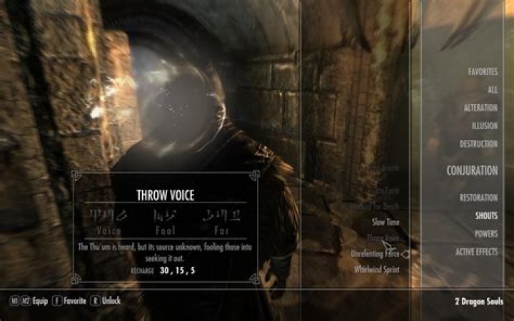 Why am I unable to use dragon souls to unlock dragon shouts?