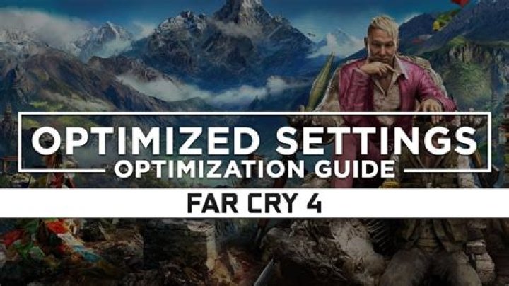 Why do I get very low fps even at minimum settings for far cry 4?