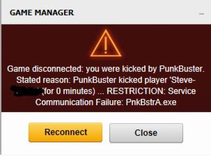 Why does Punkbuster kick me when I join BF3 servers?