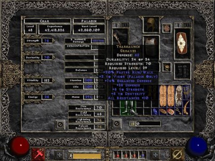 Why does the Vigor skill bonus from equipment not increase Blessed Hammer damage?