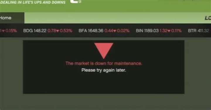 Why is BAWSAQ still under maintenance?